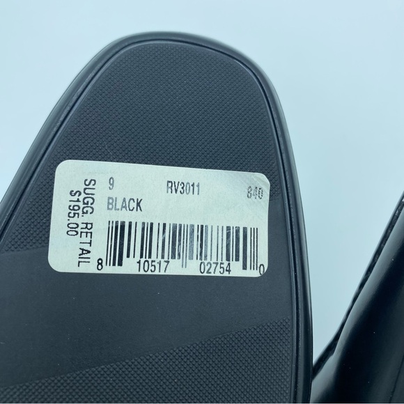 Saks Fith Avenue Black Tristan Horse Bit Loafers - 9 - Picture 4 of 7